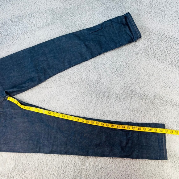 UNIQLO Jeans Mens Size 30 Stretch Selvedge
Dark Indigo Slim Raw Denim Red Line - Picture 8 of 11